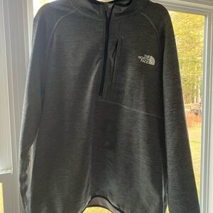 The North Face Charcoal Quarter-Zip Pullover